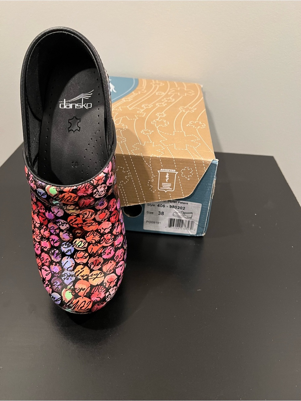 Dansko Professional Script Patent Clog